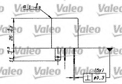 VALEO 643831 Relay, main current